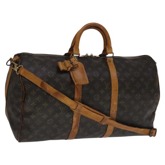 LOUIS VUITTON Monogram Keepall Bandouliere 50 Boston Bag M41416 - Picture 1 of 16